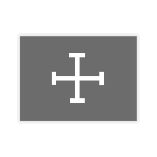 Flag of the Puerto Rican Nationalist Party (United States) STICKER Vinyl Kiss-Cut Decal