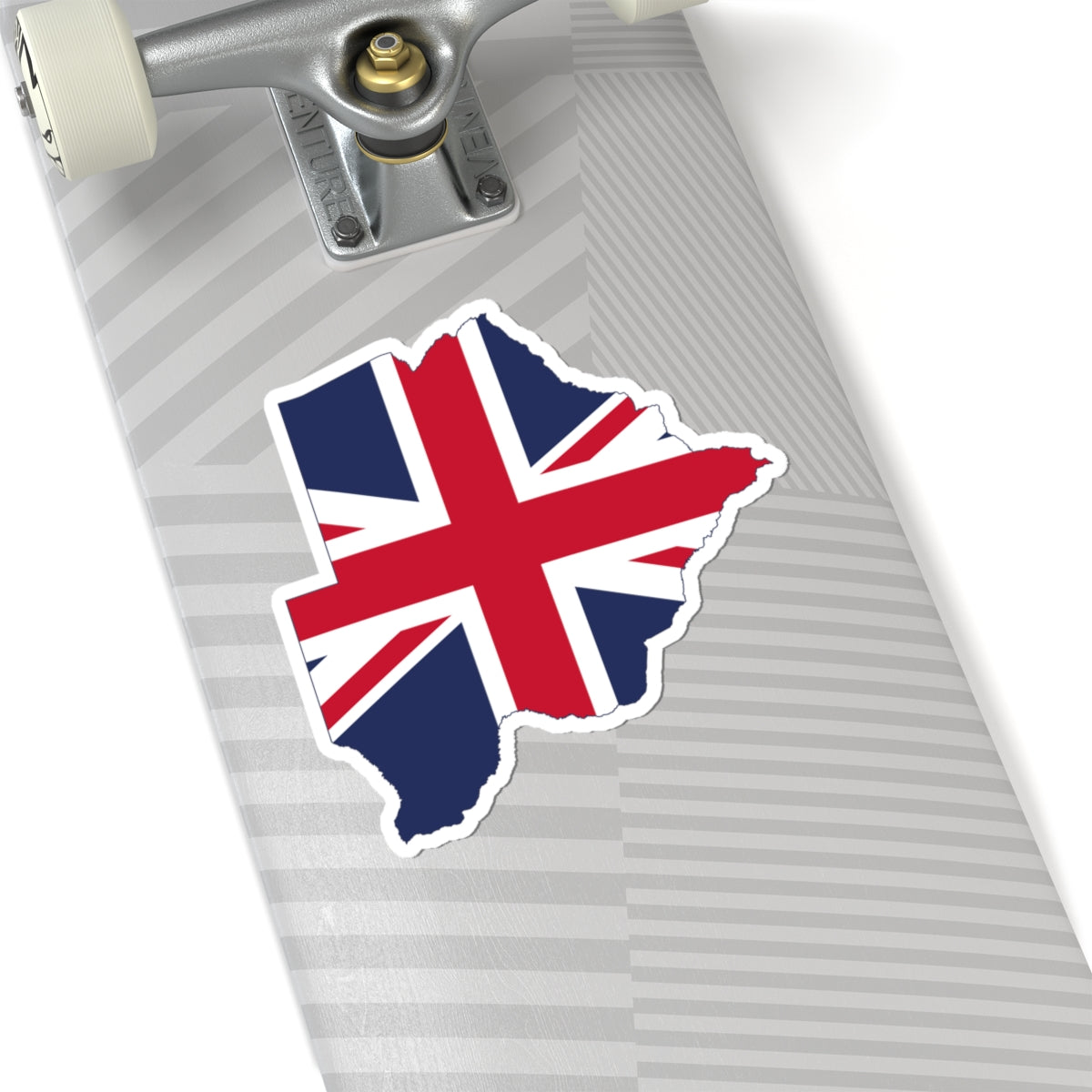 Flag map of Bechuanaland 1885-1966 (Botswana) STICKER Vinyl Kiss-Cut Decal