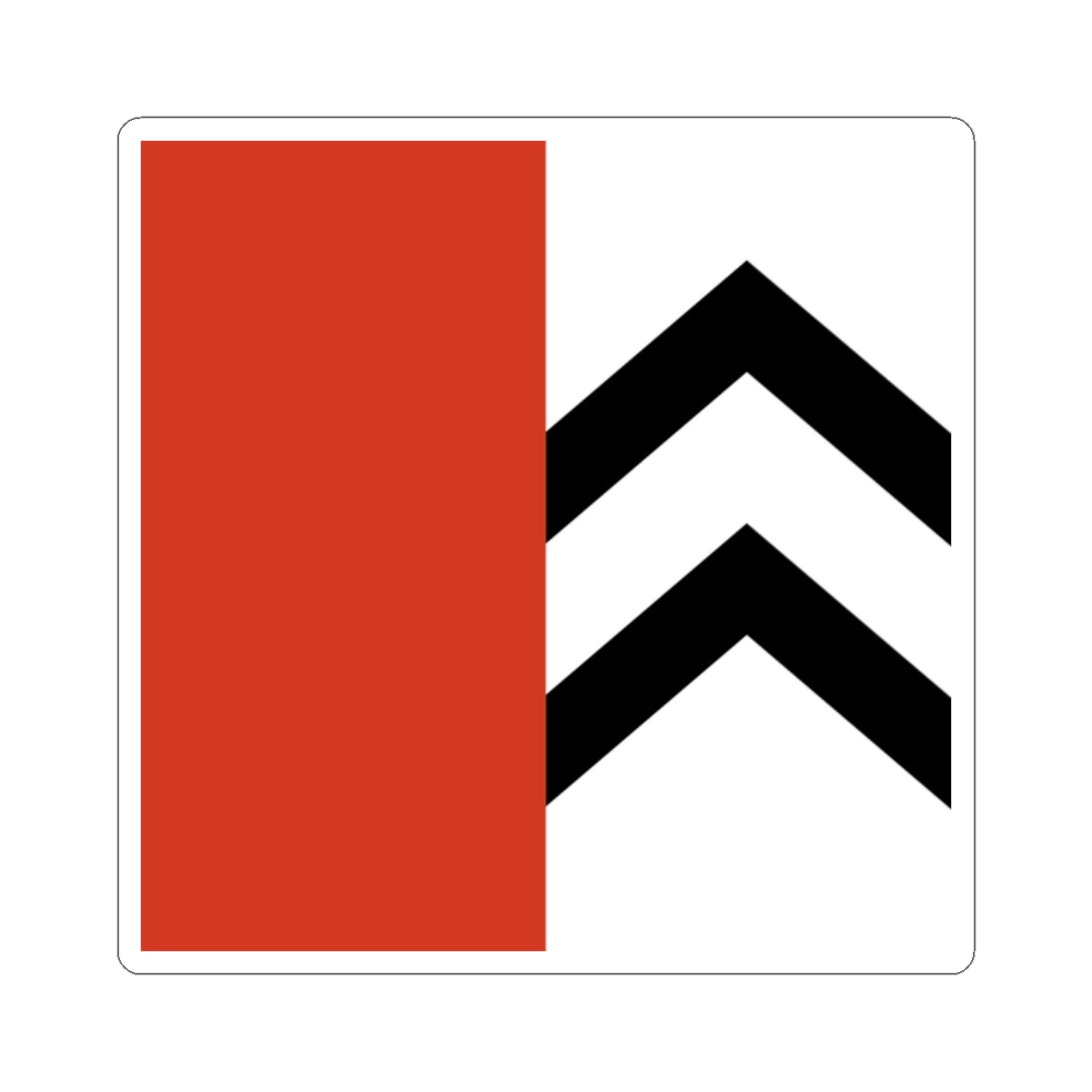 CHE Winkel Flag (Switzerland) STICKER Vinyl Kiss-Cut Decal