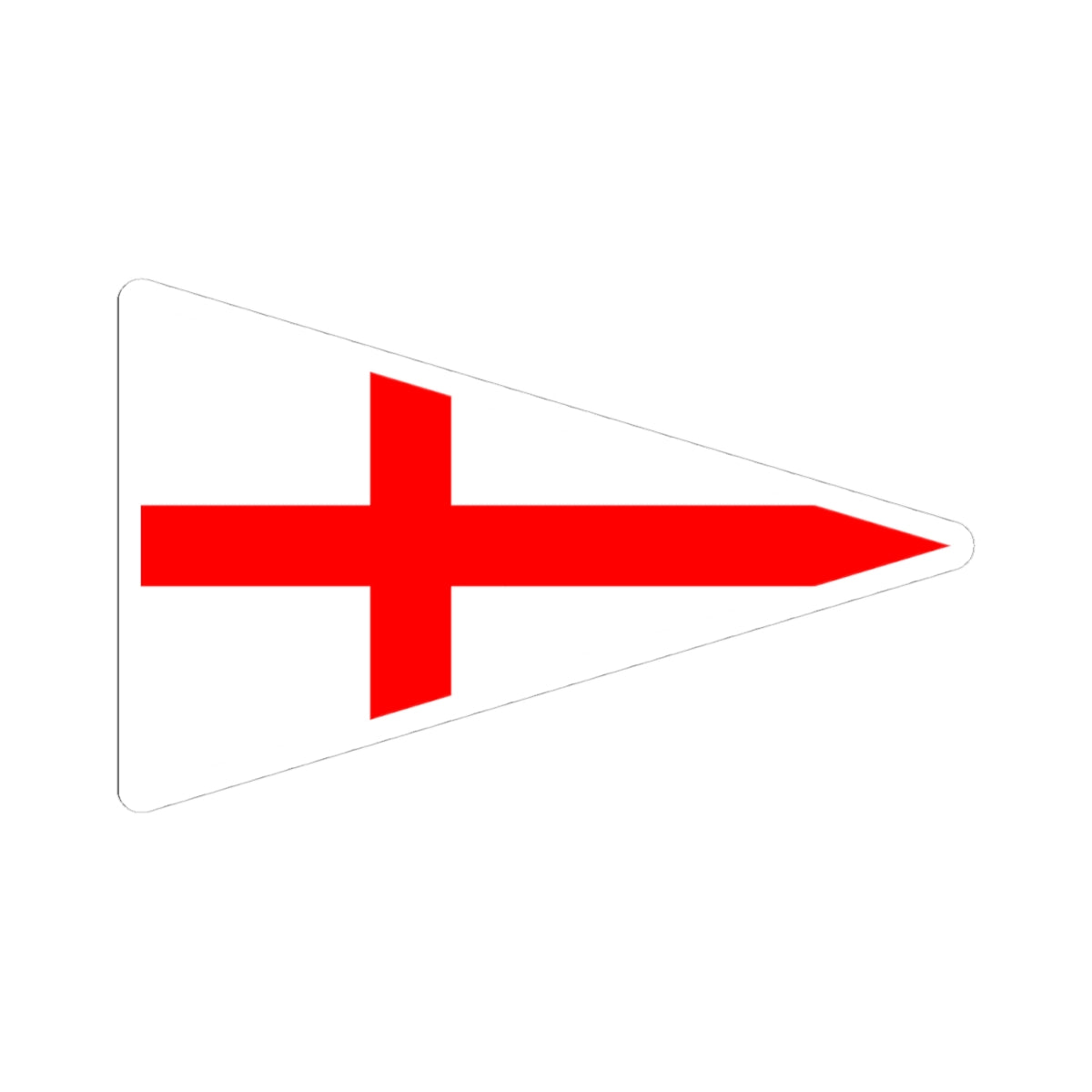 Burgee of c de mar almeria (Spain) STICKER Vinyl Kiss-Cut Decal