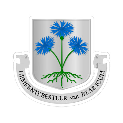 Blaricum wapen (Netherlands) (Coat of Arms) STICKER Vinyl Kiss-Cut Decal