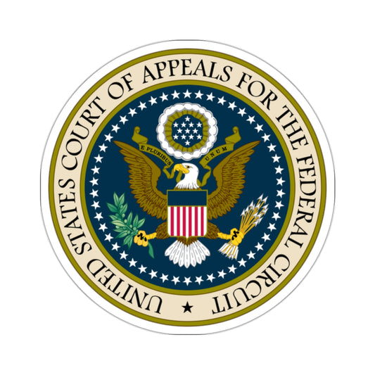 Seal of the United States Court of Appeals for the Federal Circuit - STICKER Vinyl Kiss-Cut Decal