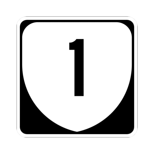 Virginia 1 (Virginia) (Road Sign) STICKER Vinyl Kiss-Cut Decal