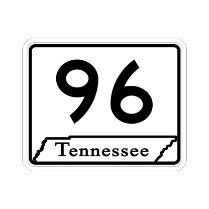 Tennessee 96 (Tennessee) (Road Sign) STICKER Vinyl Kiss-Cut Decal