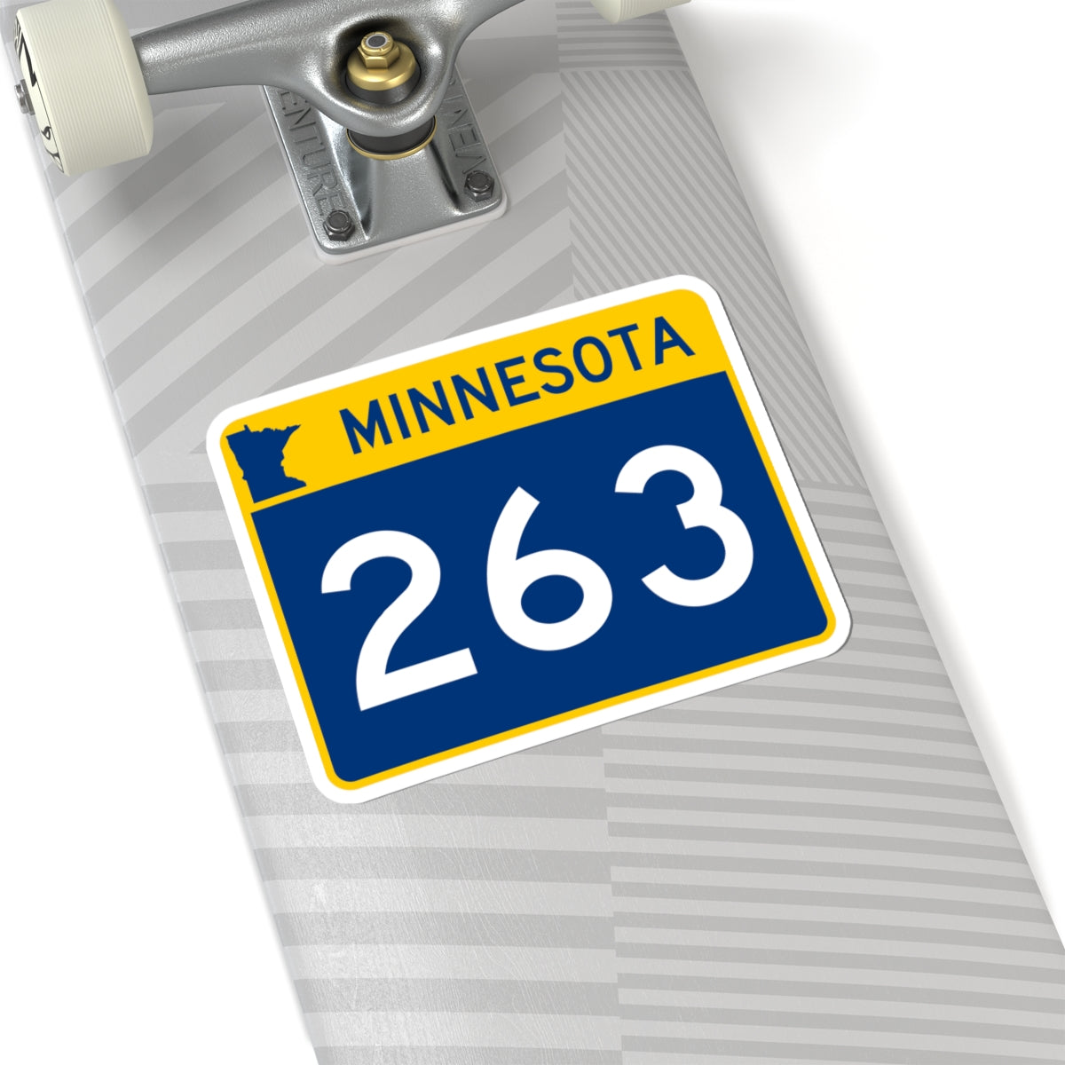 MN-263 wide (Minnesota) (Road Sign) STICKER Vinyl Kiss-Cut Decal