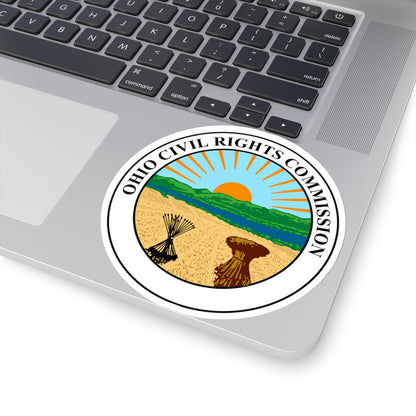 Seal of the Ohio Civil Rights Commission - STICKER Vinyl Kiss-Cut Decal