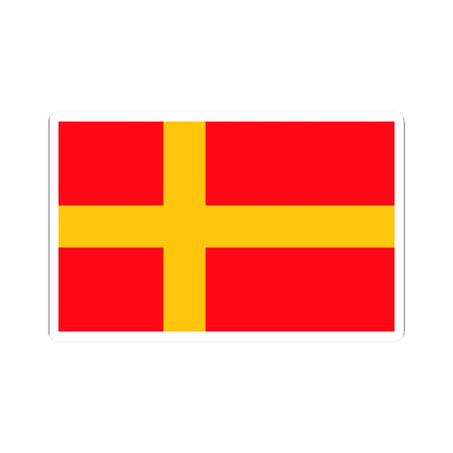 Flag of Nasjonal Samling (Norway) STICKER Vinyl Kiss-Cut Decal