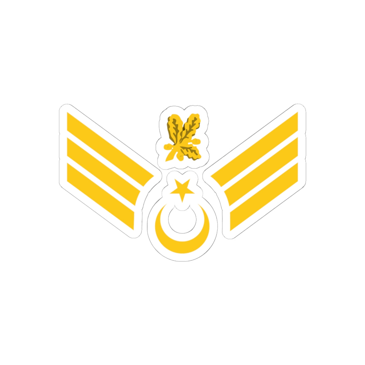 Navy TUR OR 06a (Turkey) (Military Rank) STICKER Vinyl Kiss-Cut Decal