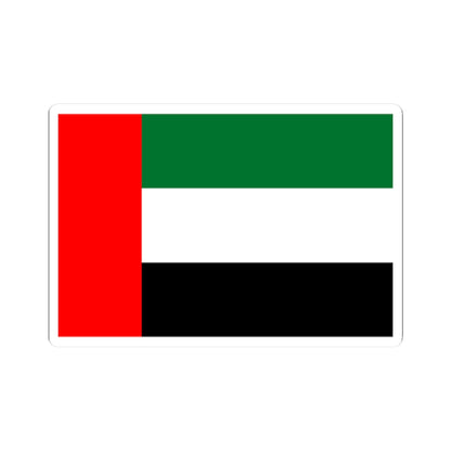 Flag of the United Arab Emirates 3-2 (United Arab Emirates) STICKER Vinyl Kiss-Cut Decal