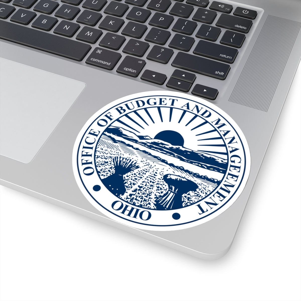 Seal of the Ohio Office of Budget and Management - STICKER Vinyl Kiss-Cut Decal