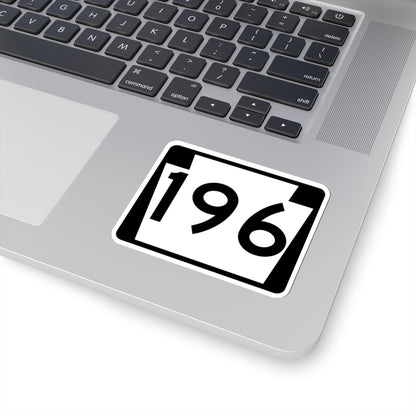 PA-196 (Pennsylvania) (Road Sign) STICKER Vinyl Kiss-Cut Decal
