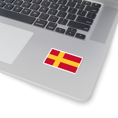 Flag of the Finland Swedes (Finland) STICKER Vinyl Kiss-Cut Decal