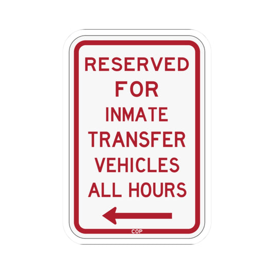 PBOT Road sign P4130L (Oregon) (Road Sign) STICKER Vinyl Kiss-Cut Decal