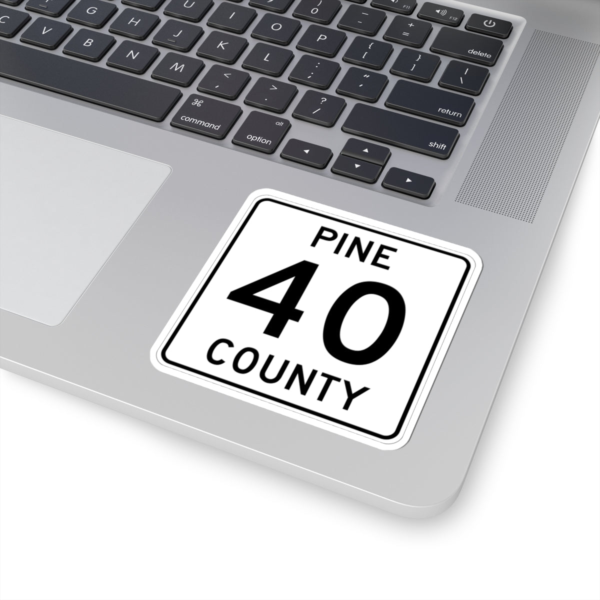 Pine County Route 40 MN (Minnesota) (Road Sign) STICKER Vinyl Kiss-Cut Decal