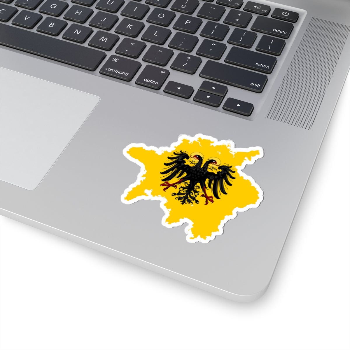 Flag-map of Holy Roman Empire 1648 (Germany) STICKER Vinyl Kiss-Cut Decal