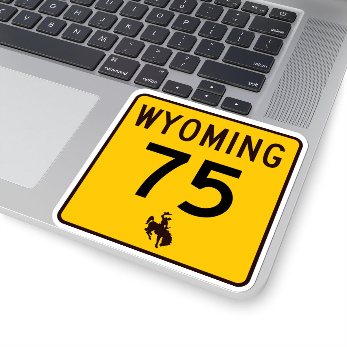 WY-75 (Wyoming) (Road Sign) STICKER Vinyl Kiss-Cut Decal