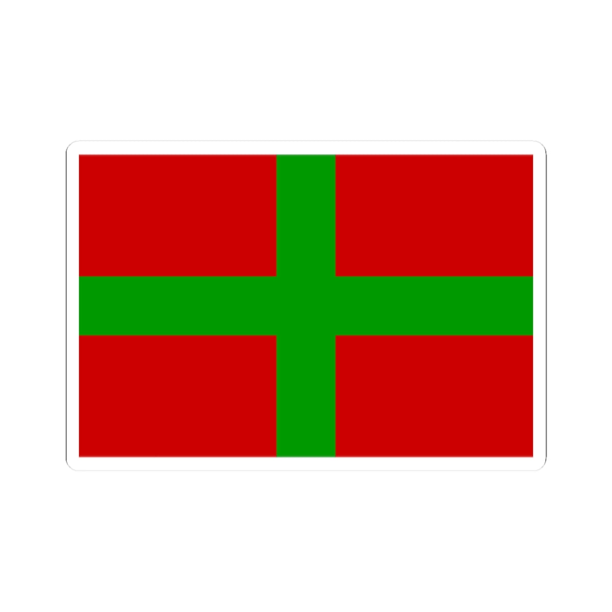 Deir El Qamar Flag (Lebanon) STICKER Vinyl Kiss-Cut Decal