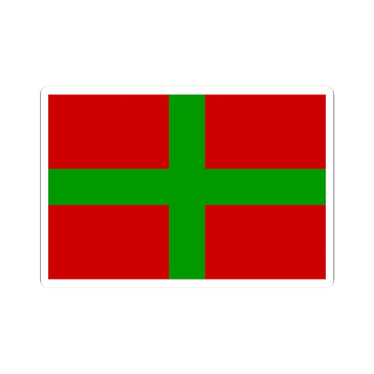 Deir El Qamar Flag (Lebanon) STICKER Vinyl Kiss-Cut Decal