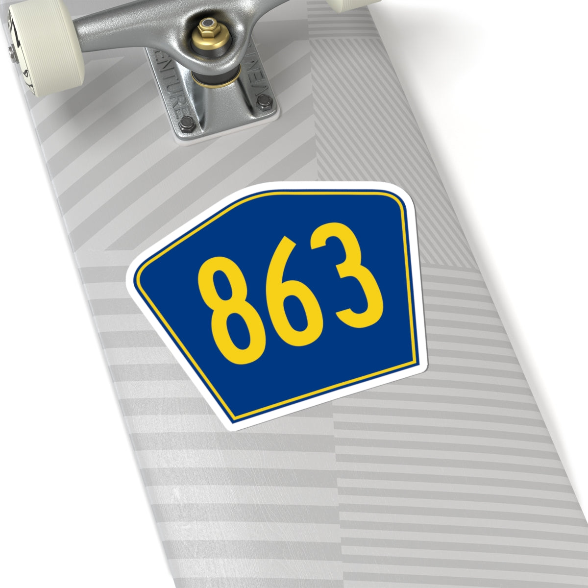 PR secondary 863 (Puerto Rico) (Road Sign) STICKER Vinyl Kiss-Cut Decal