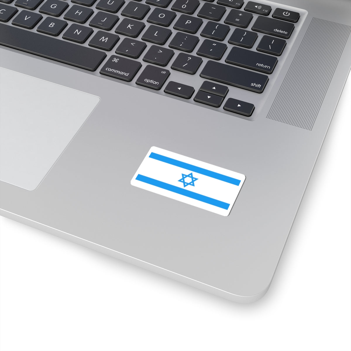 Flag of Israel Light Blue 1-2 (Israel) STICKER Vinyl Kiss-Cut Decal