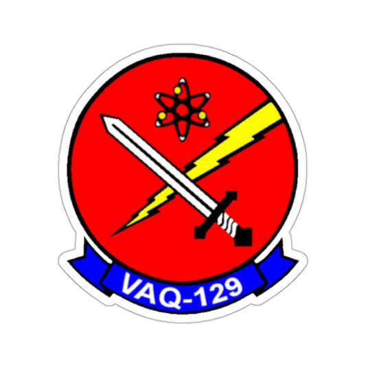 VAQ 129 (U.S. Navy) STICKER Vinyl Kiss-Cut Decal