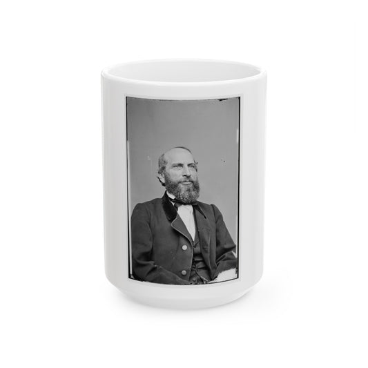 Portrait Of Attorney-General James Speed, Officer Of The United States Government (U.S. Civil War) White Coffee Mug