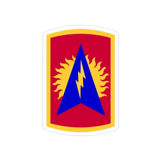 164th Air Defense Artillery Brigade (U.S. Army) REVERSE PRINT Transparent Die-Cut STICKER 2 Inch Die-Cut Transparent - The Sticker Space