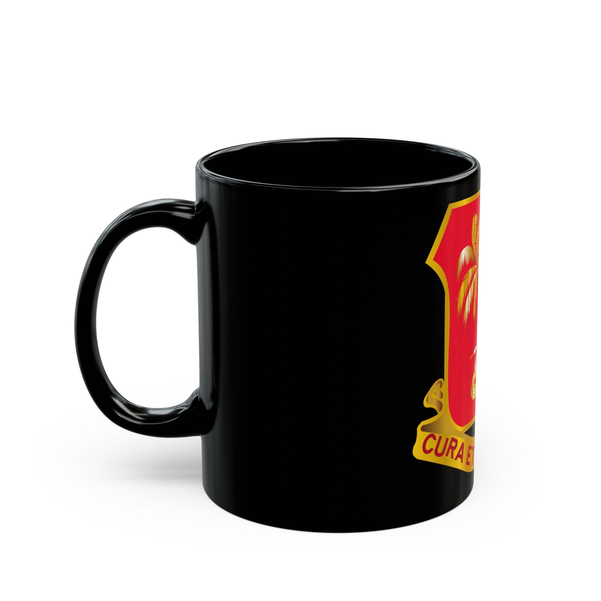 164th Field Artillery Battalion (U.S. Army) Black Coffee Mug-The Sticker Space