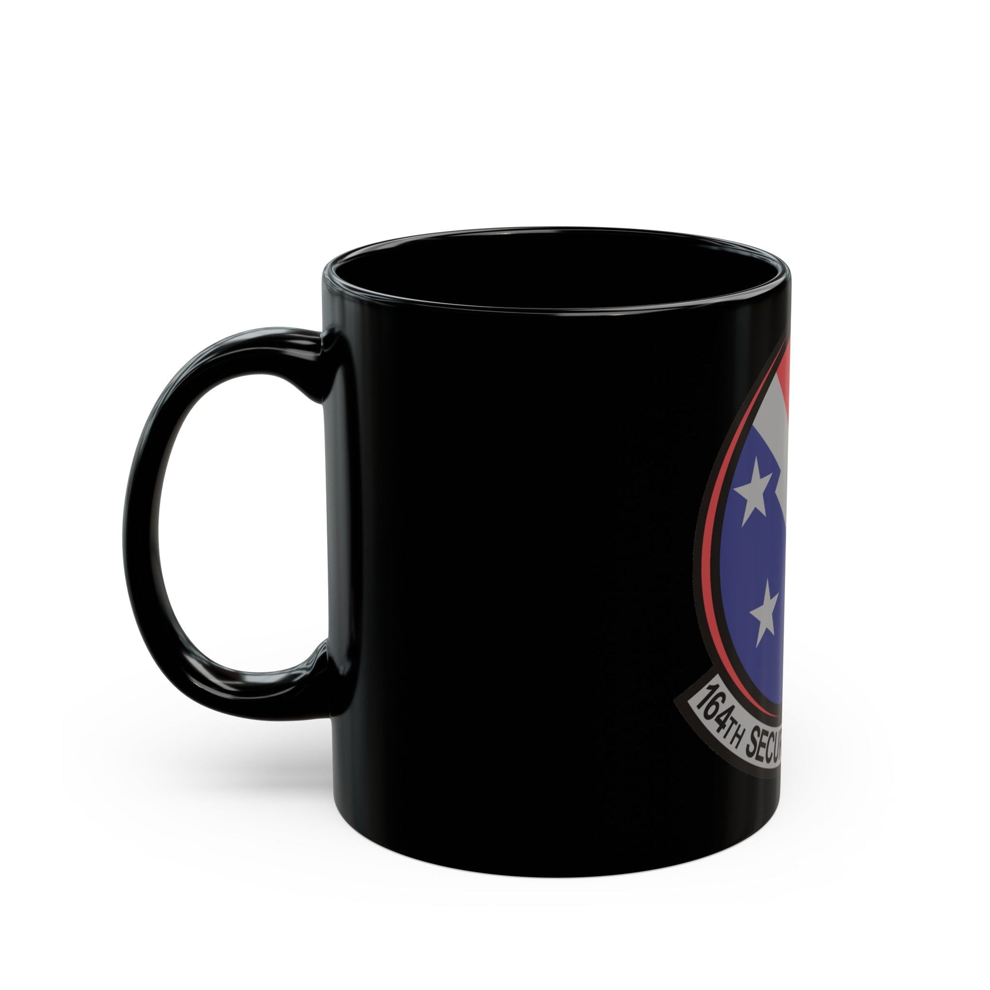 164th Security Forces Squadron (U.S. Air Force) Black Coffee Mug-The Sticker Space