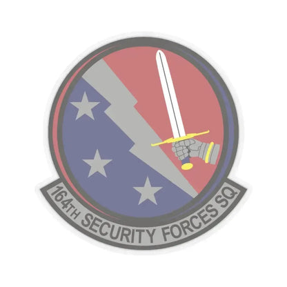 164th Security Forces Squadron (U.S. Air Force) STICKER Vinyl Kiss-Cut Decal 3 Inch Transparent - The Sticker Space