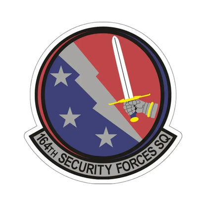 164th Security Forces Squadron (U.S. Air Force) STICKER Vinyl Kiss-Cut Decal 4 Inch White - The Sticker Space