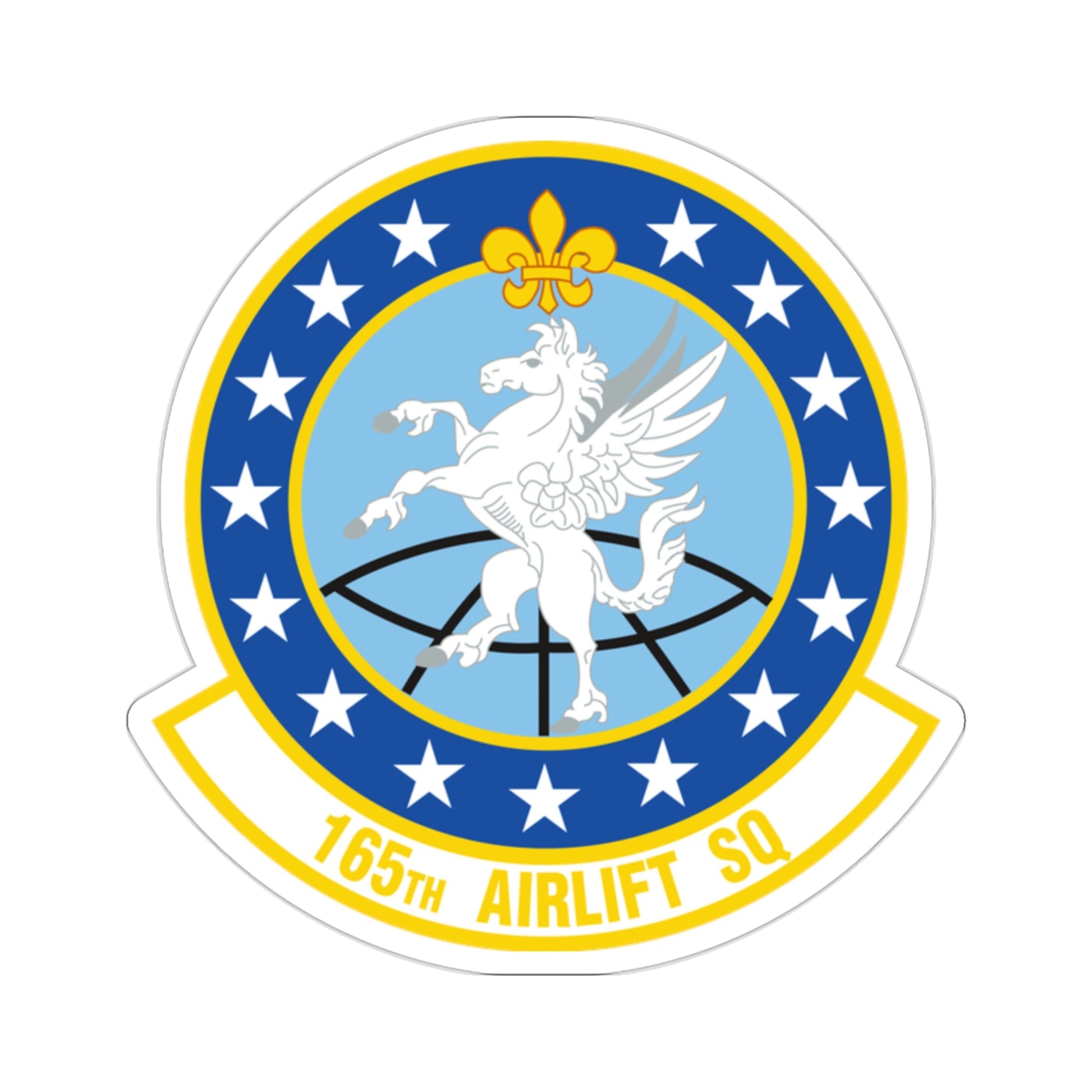 165 Airlift Squadron (U.S. Air Force) STICKER Vinyl Die-Cut Decal-2 Inch-The Sticker Space