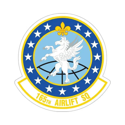 165 Airlift Squadron (U.S. Air Force) STICKER Vinyl Die-Cut Decal 4 Inch - The Sticker Space