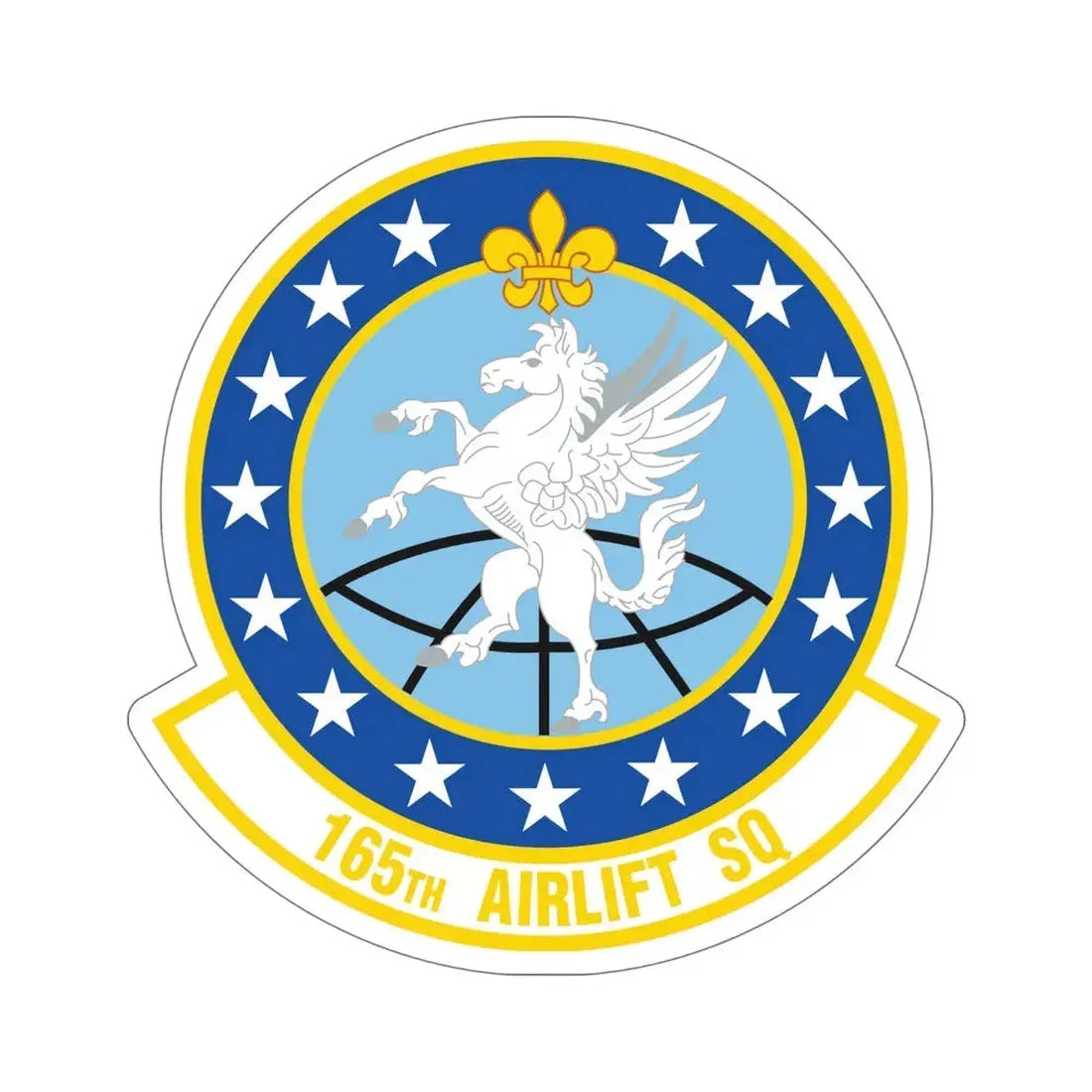 165 Airlift Squadron (U.S. Air Force) STICKER Vinyl Die-Cut Decal - The Sticker Space