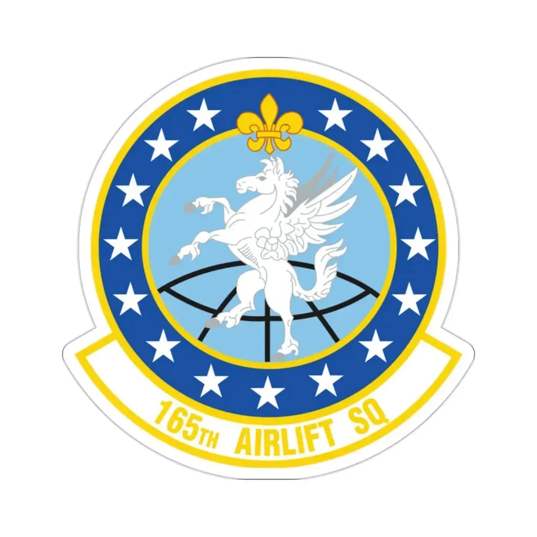 165 Airlift Squadron (U.S. Air Force) STICKER Vinyl Die-Cut Decal - The Sticker Space