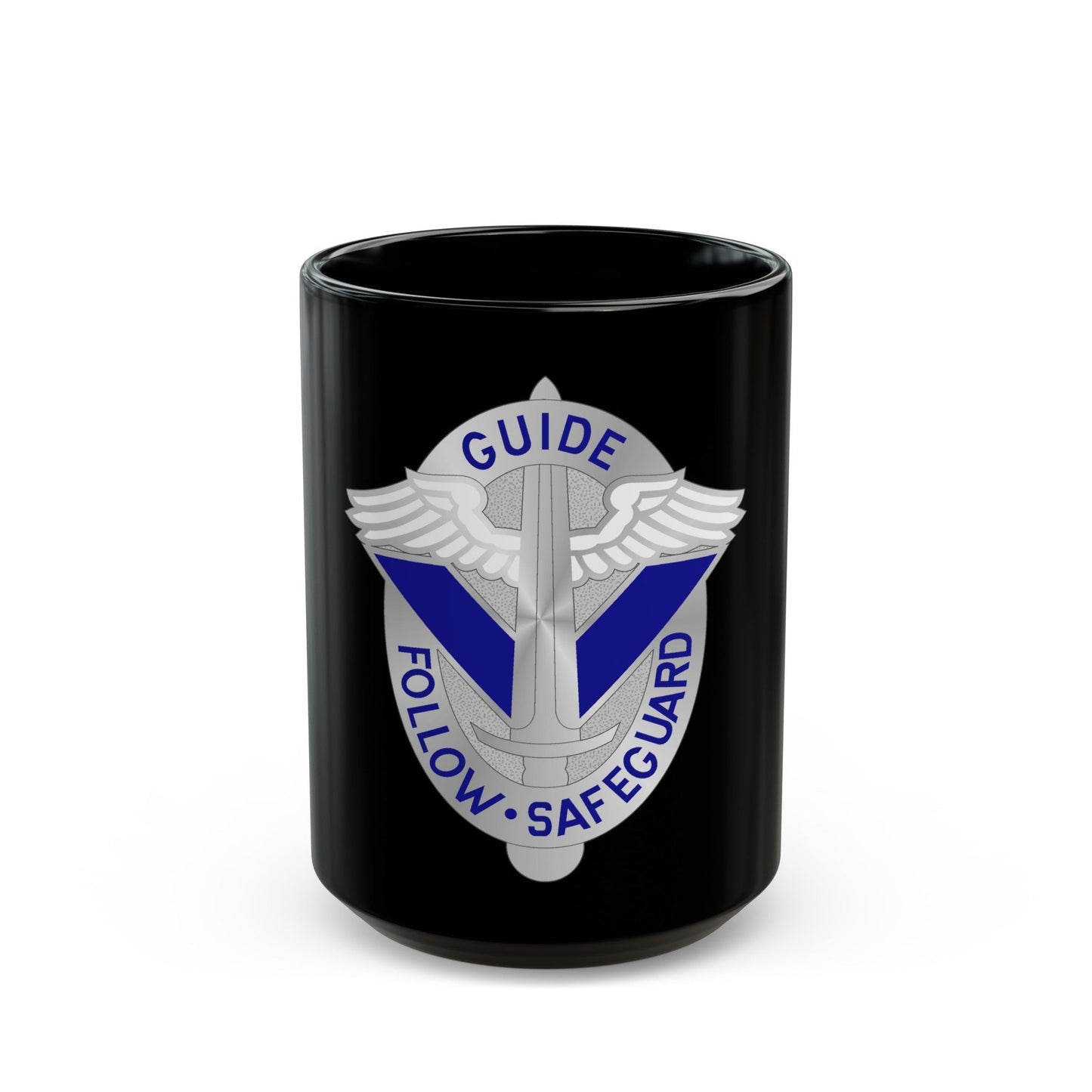 165 Aviation Group (U.S. Army) Black Coffee Mug-15oz-The Sticker Space