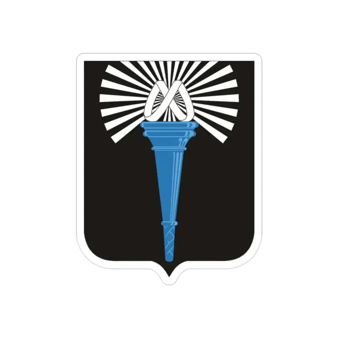 165 Military Intelligence Battalion 2 (U.S. Army) REVERSE PRINT Transparent Die-Cut STICKER 2 Inch Die-Cut Transparent - The Sticker Space