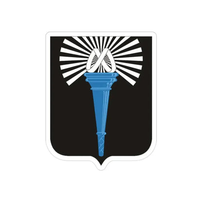 165 Military Intelligence Battalion 2 (U.S. Army) REVERSE PRINT Transparent Die-Cut STICKER 2 Inch Die-Cut Transparent - The Sticker Space