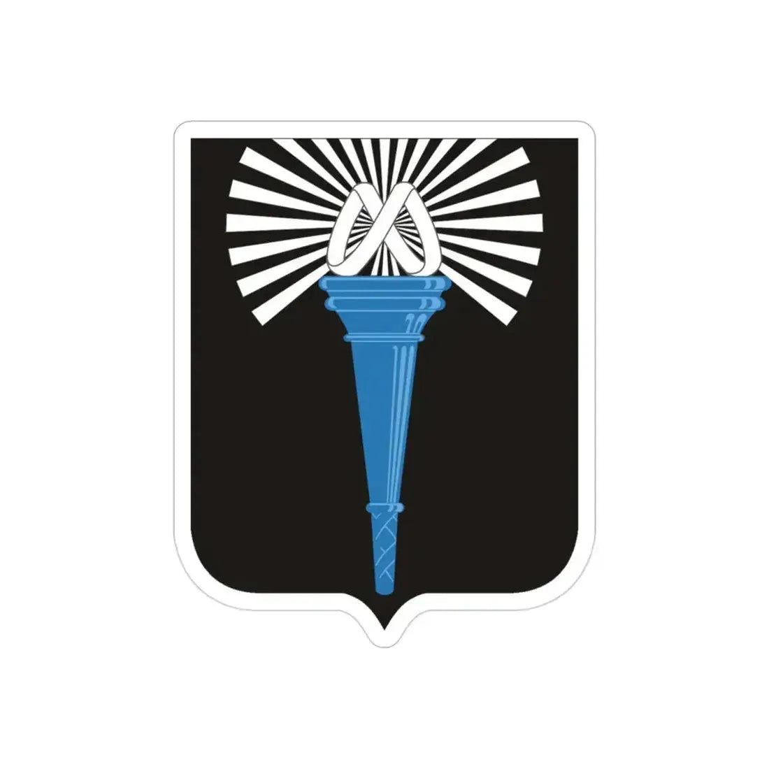 165 Military Intelligence Battalion 2 (U.S. Army) REVERSE PRINT Transparent Die-Cut STICKER 3 Inch Die-Cut Transparent - The Sticker Space