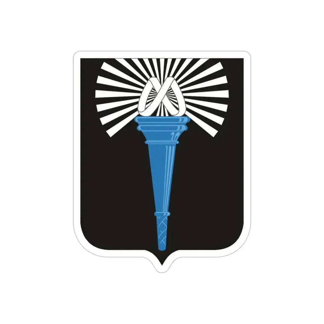 165 Military Intelligence Battalion 2 (U.S. Army) REVERSE PRINT Transparent Die-Cut STICKER 6 Inch Die-Cut Transparent - The Sticker Space