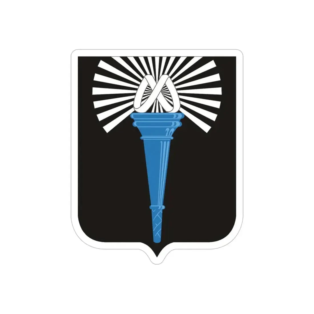 165 Military Intelligence Battalion 2 (U.S. Army) REVERSE PRINT Transparent Die-Cut STICKER - The Sticker Space