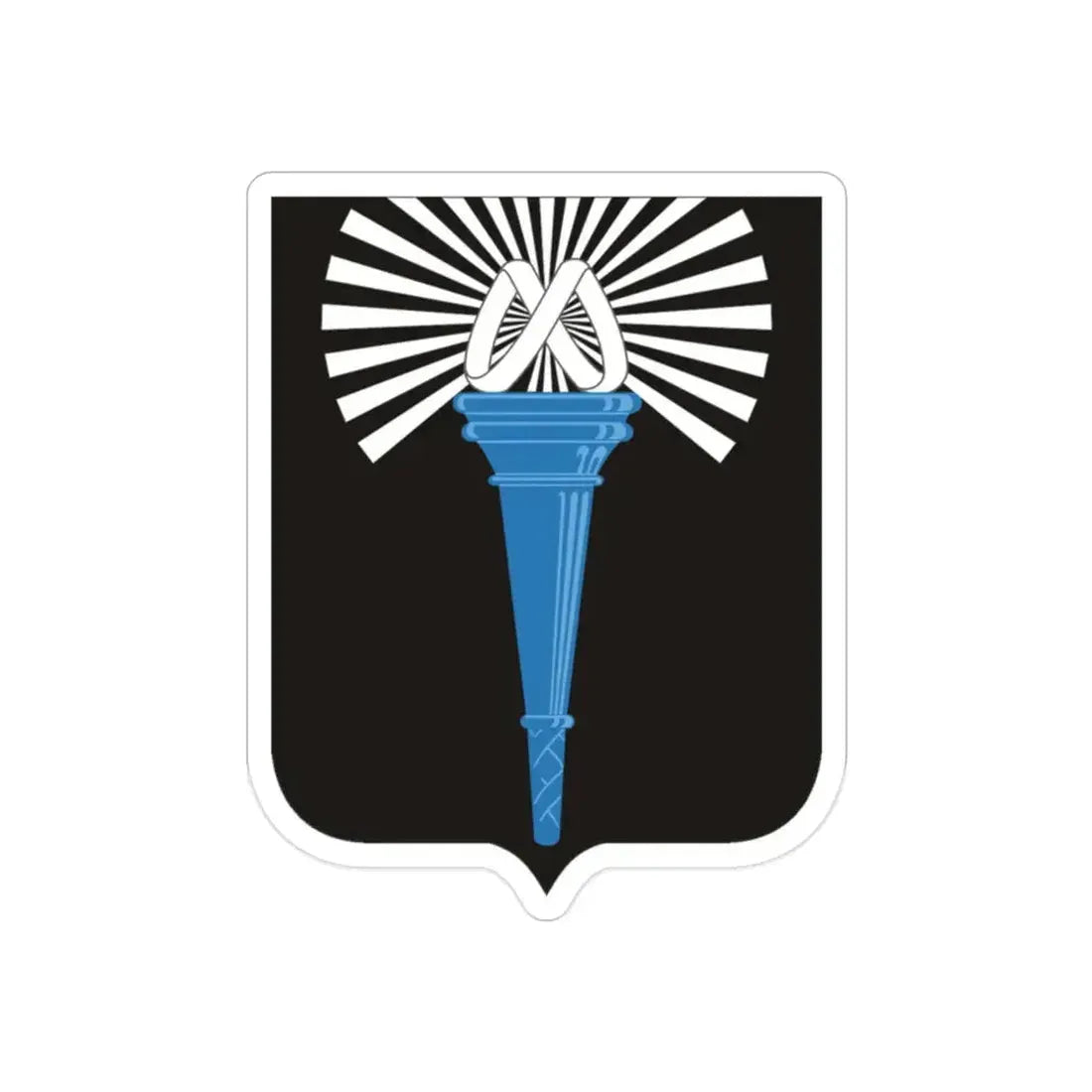 165 Military Intelligence Battalion 2 (U.S. Army) REVERSE PRINT Transparent Die-Cut STICKER - The Sticker Space