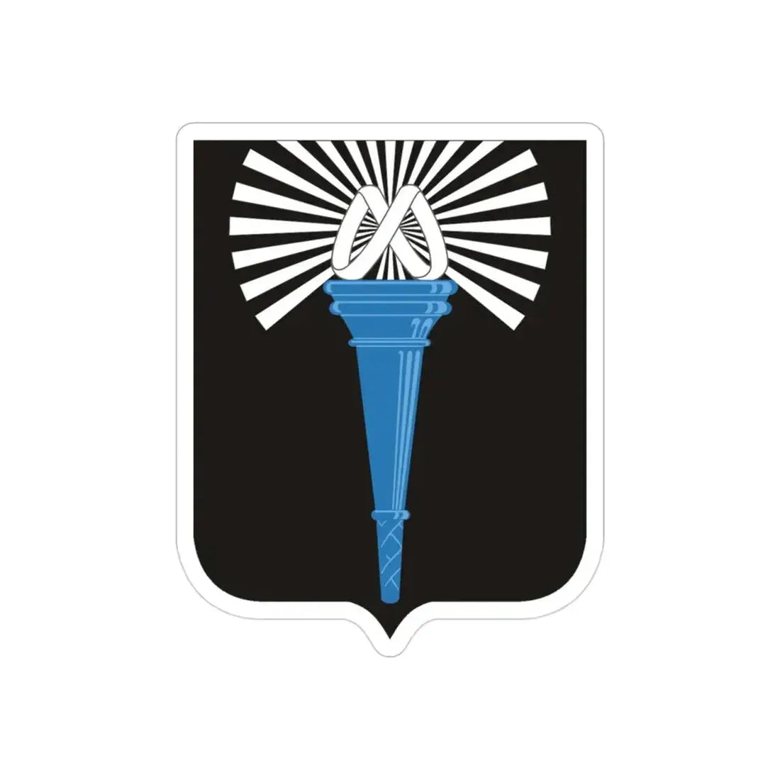 165 Military Intelligence Battalion 2 (U.S. Army) REVERSE PRINT Transparent Die-Cut STICKER - The Sticker Space