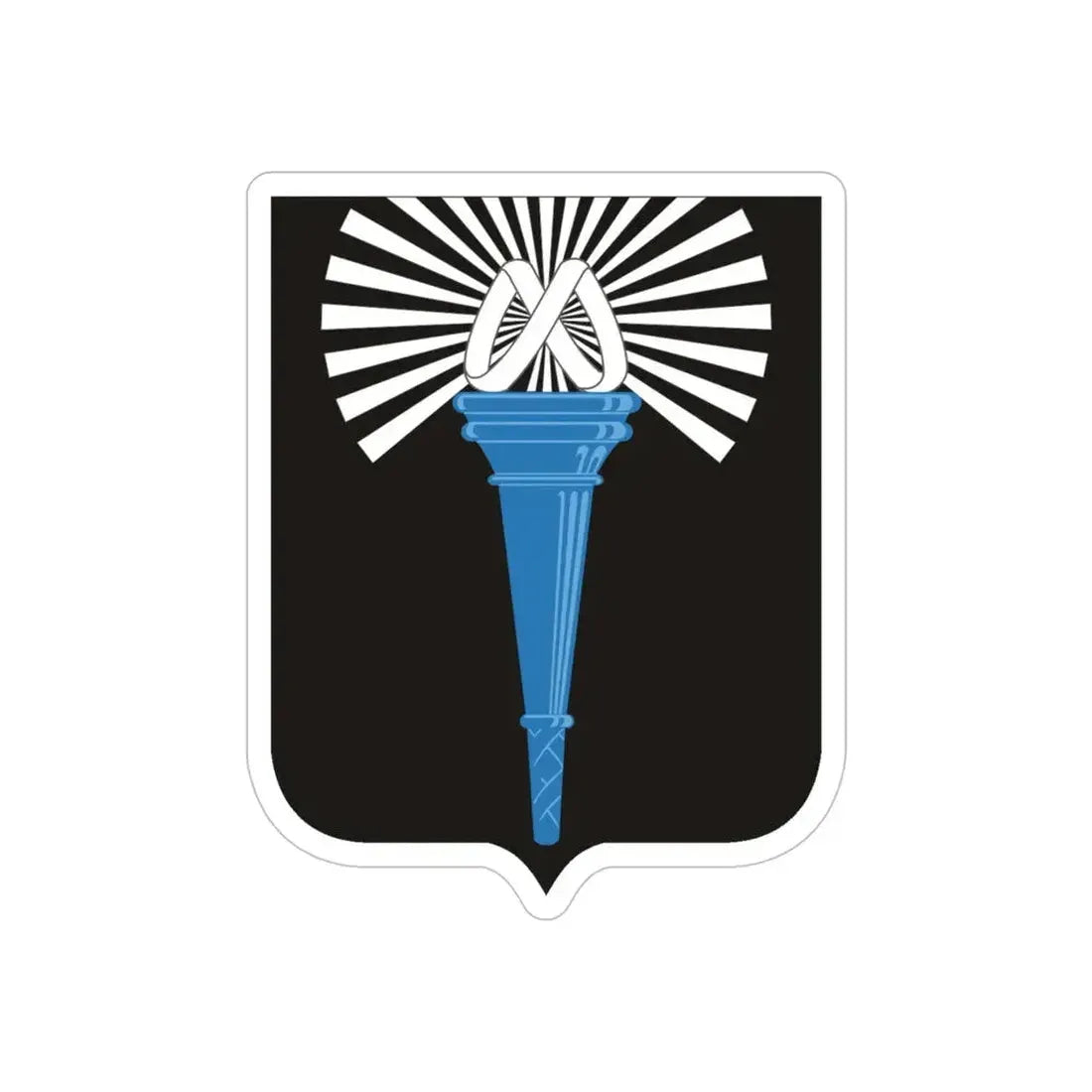 165 Military Intelligence Battalion 2 (U.S. Army) REVERSE PRINT Transparent Die-Cut STICKER - The Sticker Space