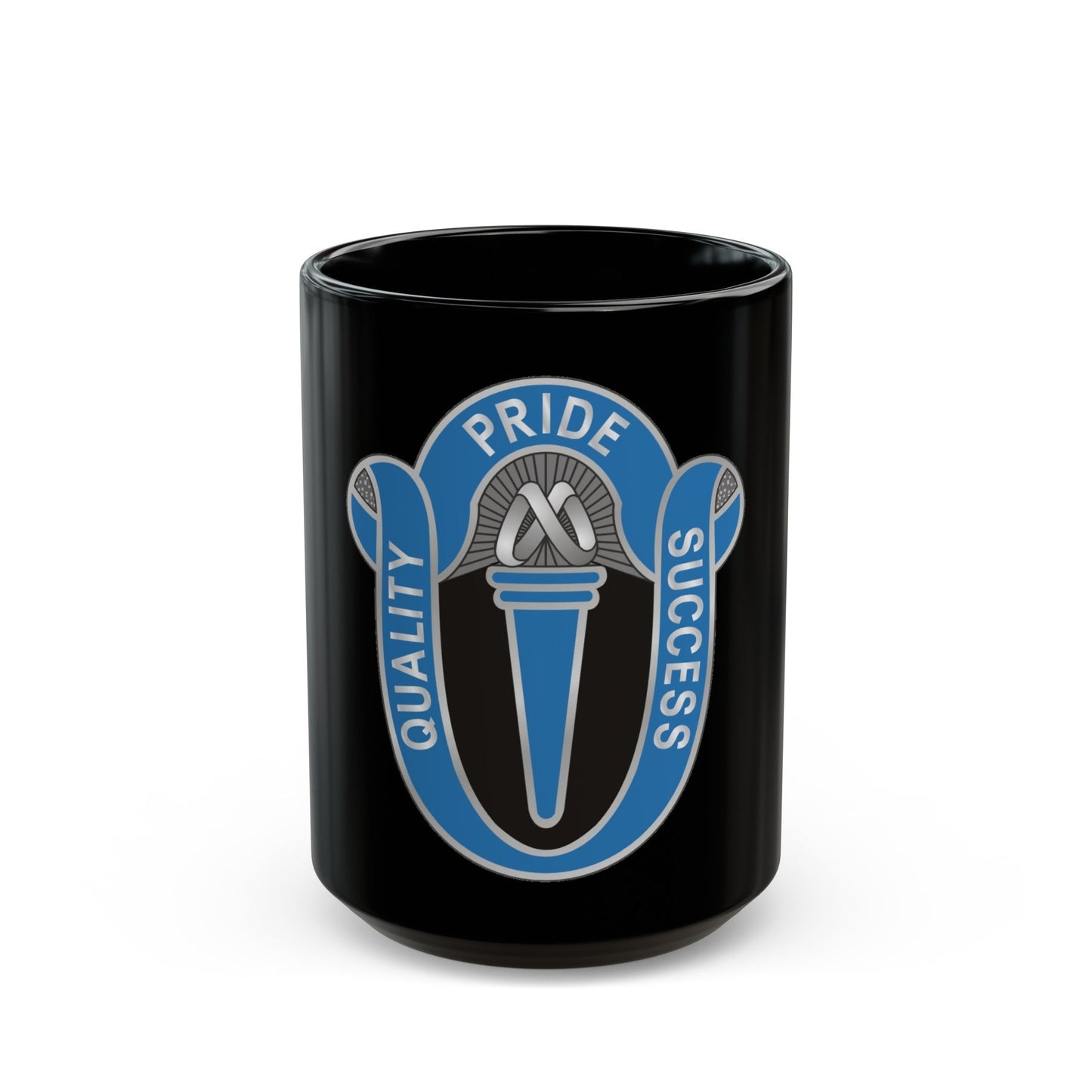 165 Military Intelligence Battalion (U.S. Army) Black Coffee Mug-15oz-The Sticker Space