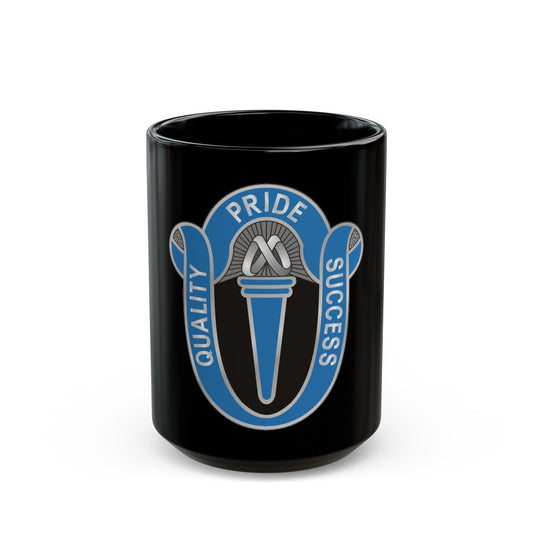 165 Military Intelligence Battalion (U.S. Army) Black Coffee Mug-15oz-The Sticker Space