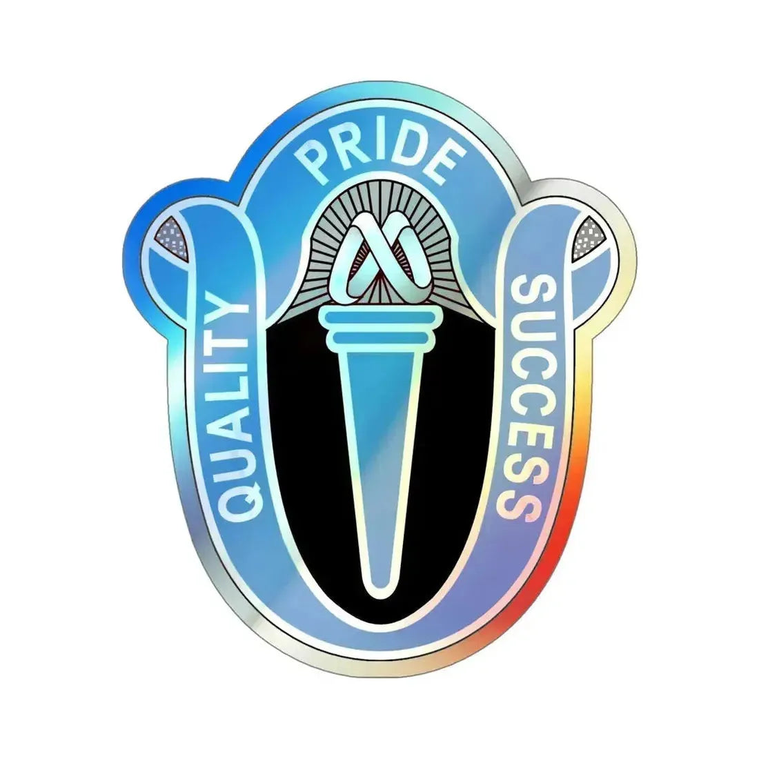 165 Military Intelligence Battalion (U.S. Army) Holographic STICKER Die-Cut Vinyl Decal 5 Inch Holographic - The Sticker Space