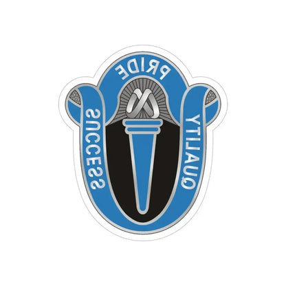 165 Military Intelligence Battalion (U.S. Army) REVERSE PRINT Transparent Die-Cut STICKER 6 Inch Die-Cut Transparent - The Sticker Space