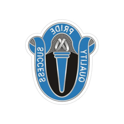 165 Military Intelligence Battalion (U.S. Army) REVERSE PRINT Transparent Die-Cut STICKER - The Sticker Space