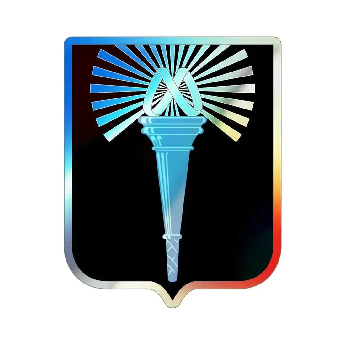 165 Military Intelligence Battalion v2 (U.S. Army) Holographic STICKER Die-Cut Vinyl Decal 4 Inch Holographic - The Sticker Space